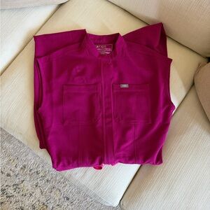 Dark Magenta Rafaela Figs Cargo ScrubJumpsuit™
XS tall